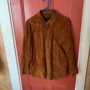 Vintage Liz Claiborne Suede Shirt Jacket Size L